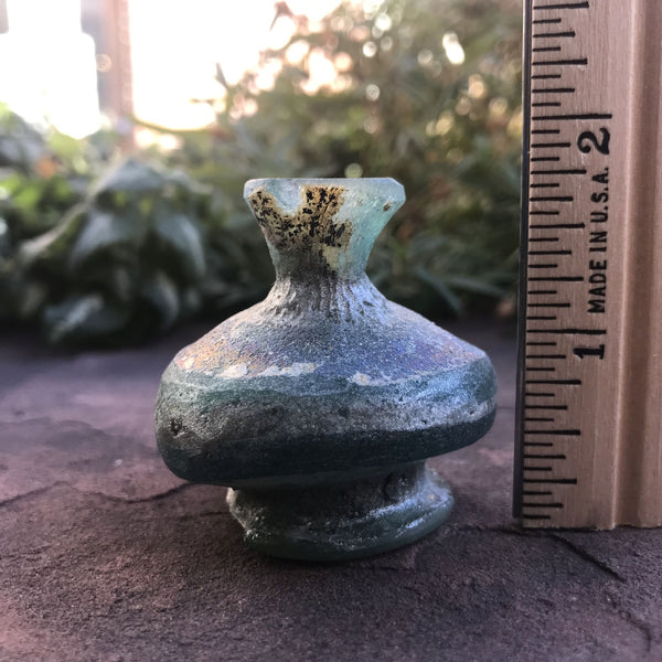 Ancient Roman-Era Glass Tiny Bottle