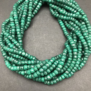 Emerald India-Cut 4mm Rondelle
