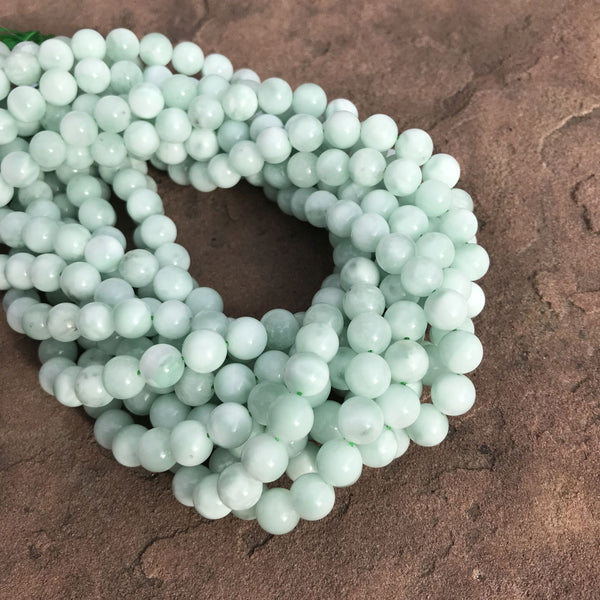 Green Angelite 8mm Beads