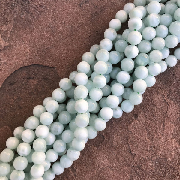 Green Angelite 8mm Beads