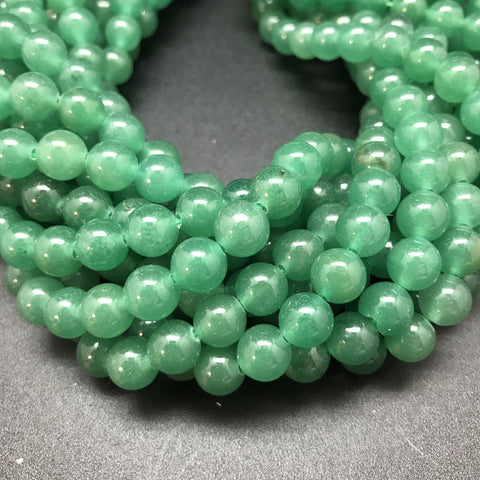 Green Aventurine Round Beads - 8mm