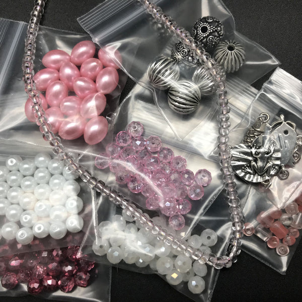 Stretch Bracelet Kit: Pink Shades