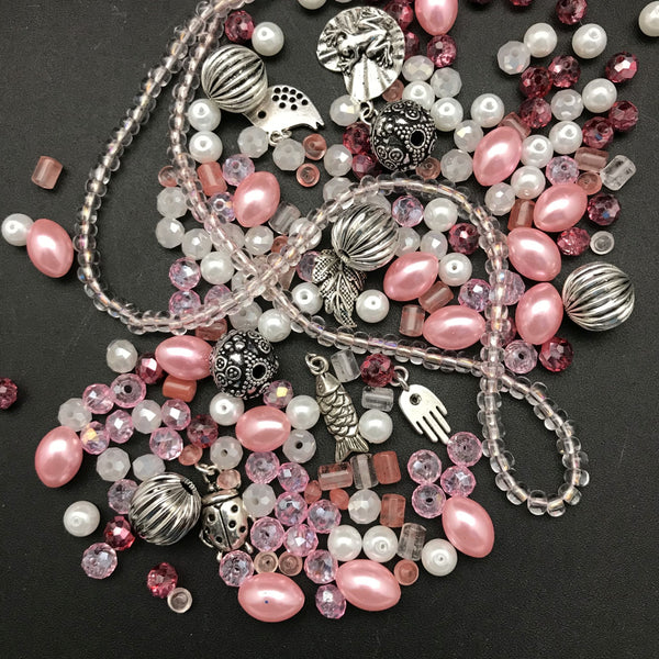 Stretch Bracelet Kit: Pink Shades