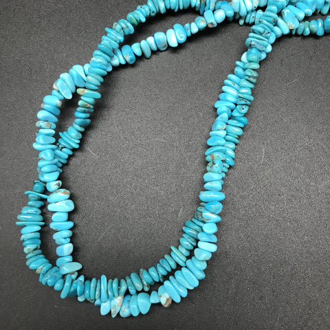 Turquoise, Sleeping Beauty Chip, 7mm